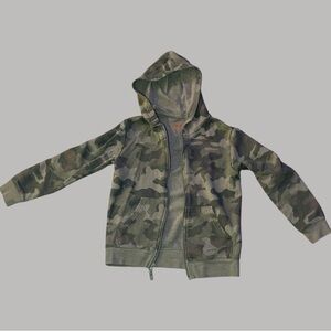 Cat & Jack Green Camouflage Hoodie
